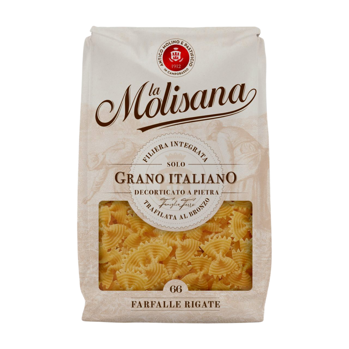 La Molisana Farfalle Rigate No. 66 (16x500g)