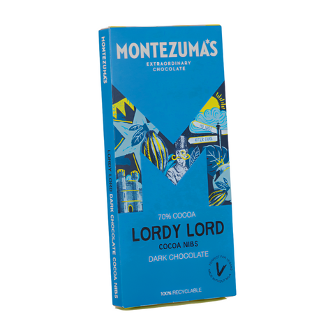 Montezuma's Lordy Lord Dark Chocolate with Cocoa Nibs (12x90g)