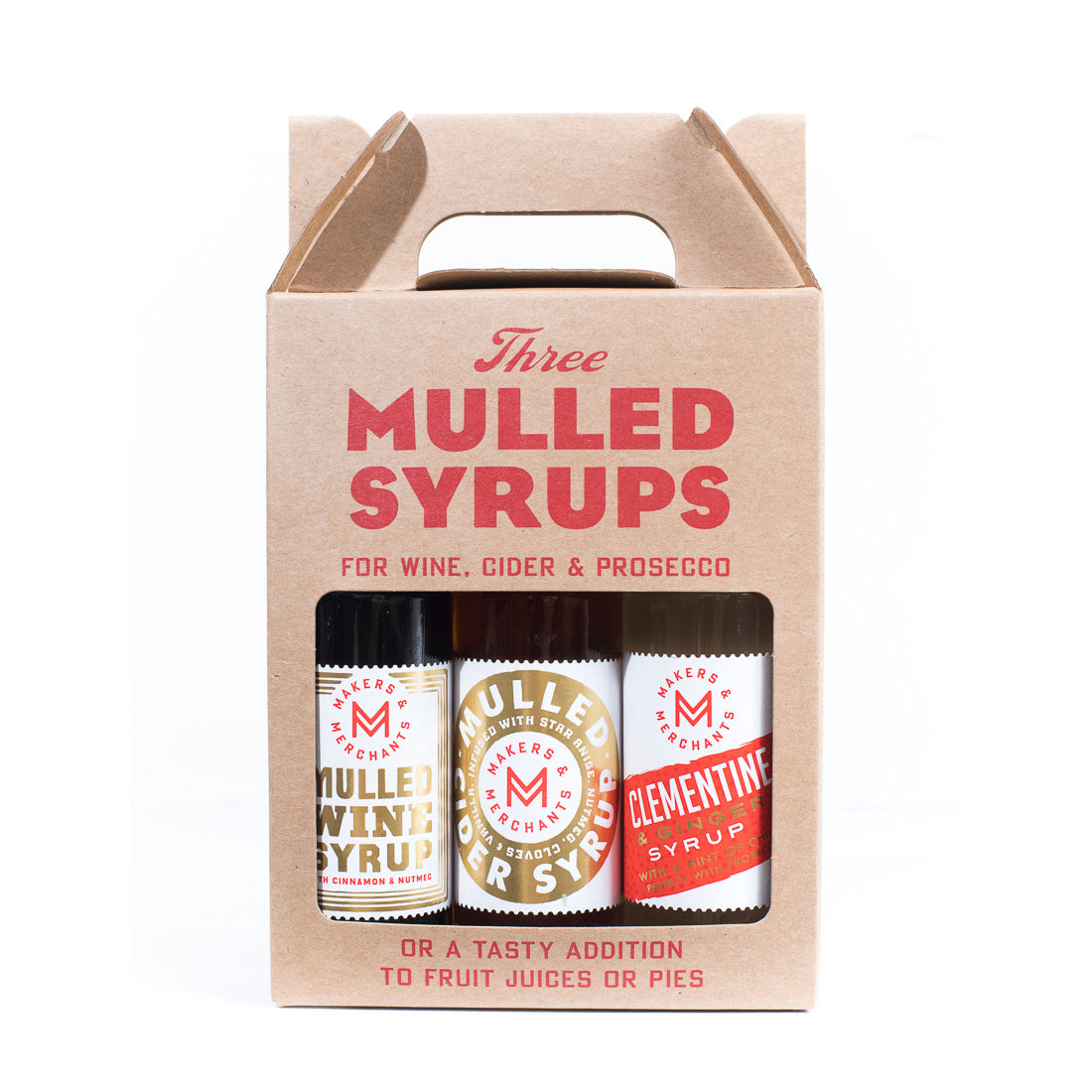 Makers & Merchants Mini Mulled Syrups Gift Set (6xSets)