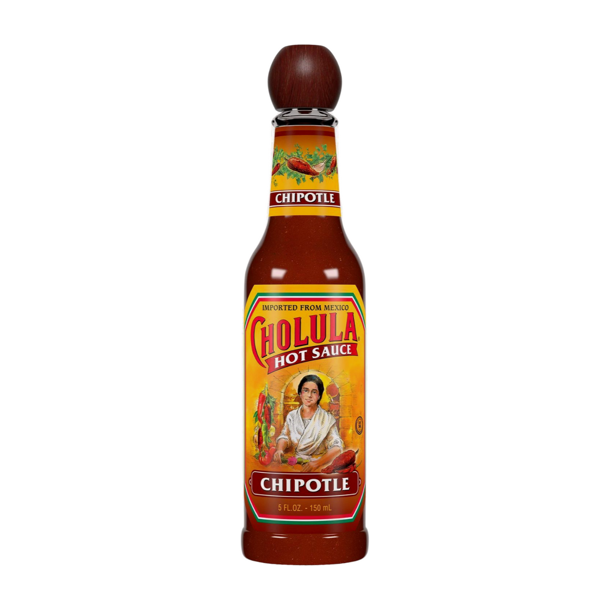 Cholula Hot Sauce Chipotle Hot Sauce (6x150ml) The Food Company