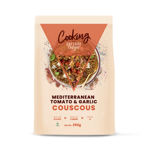 Cooking with Cottage Delight Mediterranean Tomato & Garlic Couscous (6x250g)