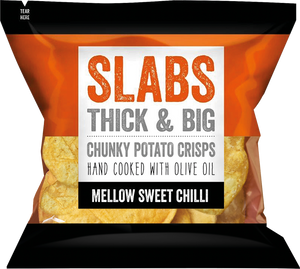 Slabs Mellow Sweet Chilli Chunky Potato Crisps (14x80g)