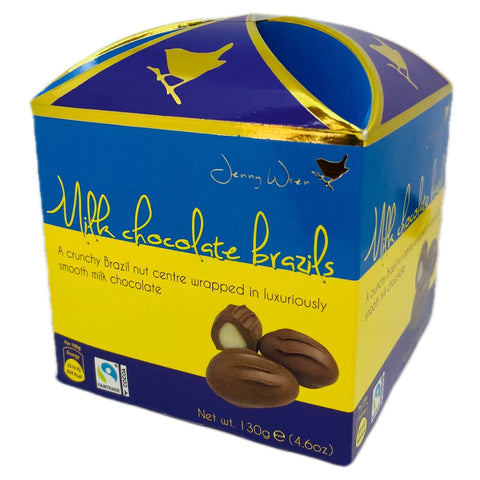 Jenny Wren Milk Chocolate Brazils (8x130g)