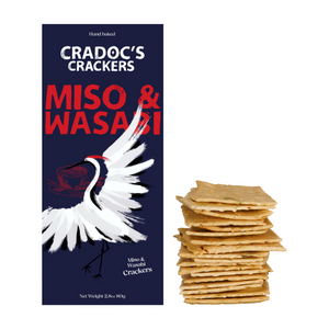 Cradoc's Miso & Wasabi Crackers (6x80g)