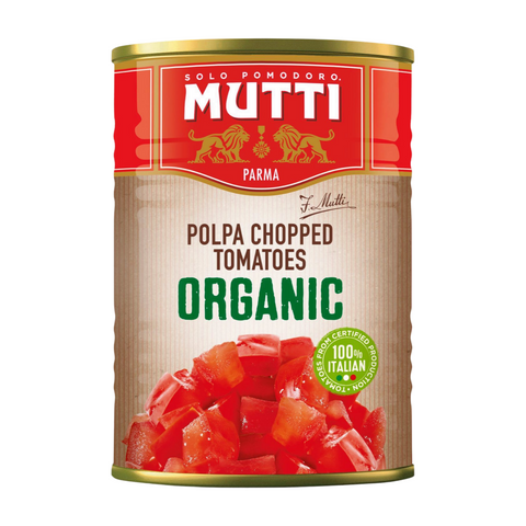 Mutti Organic Chopped Tomatoes (12x400g)