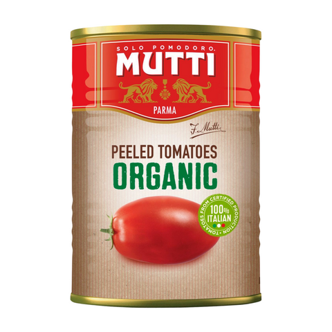 Mutti Organic Peeled Tomatoes (12x400g)