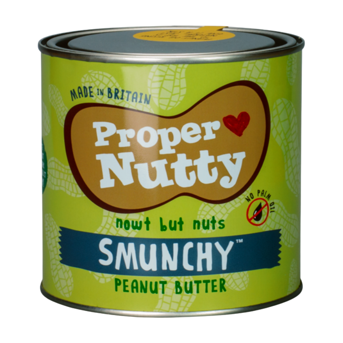 Proper Nutty Nowt But Nuts Smunchy Peanut Butter Tin (2x1Kg)