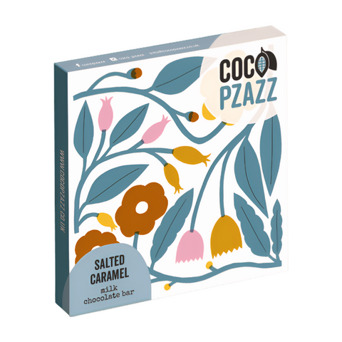 Coco Pzazz Salted Caramel Milk Chocolate Bar (12x80g)