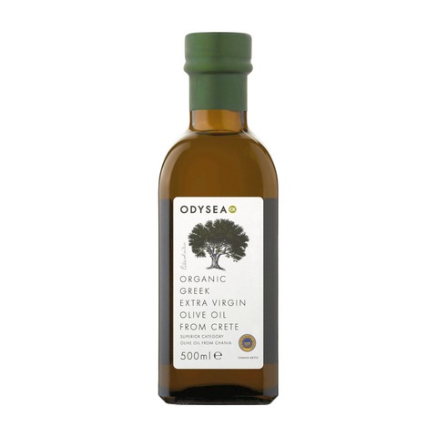 Odysea Organic Greek Extra Virgin Olive Oil from Crete (6x500ml)