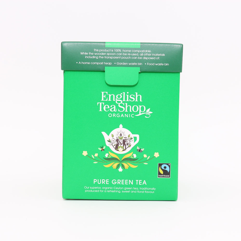 English Tea Shop Organic Pure Green Whole Leaf Tea (6x80g)