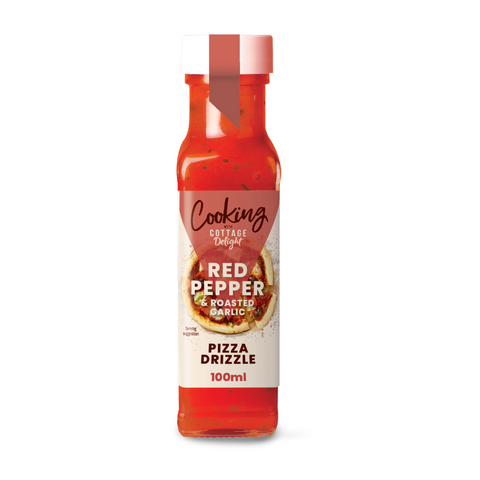Cooking with Cottage Delight Red Pepper & Roasted Garlic Pizza Drizzle (6x100ml)
