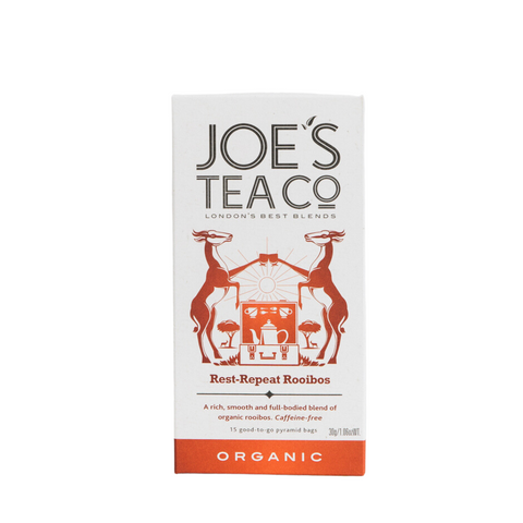 Joe's Tea Co Rest-Repeat Rooibos Organic Tea (6x15 Pyramids)