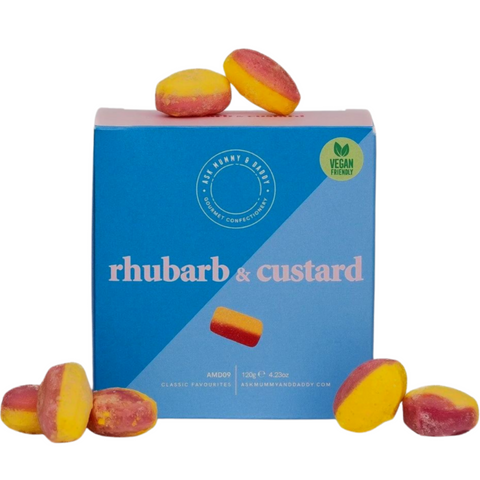 Ask Mummy & Daddy Rhubarb & Custard (10x120g)