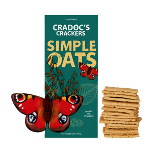 Cradoc's Simple Oats Crackers (6x80g)