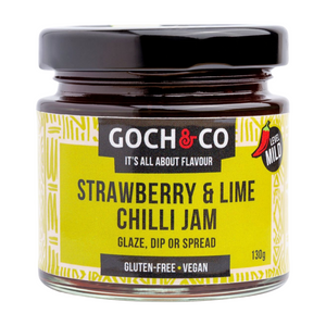 Goch & Co Strawberry & Lime Chilli Jam (6x130g)