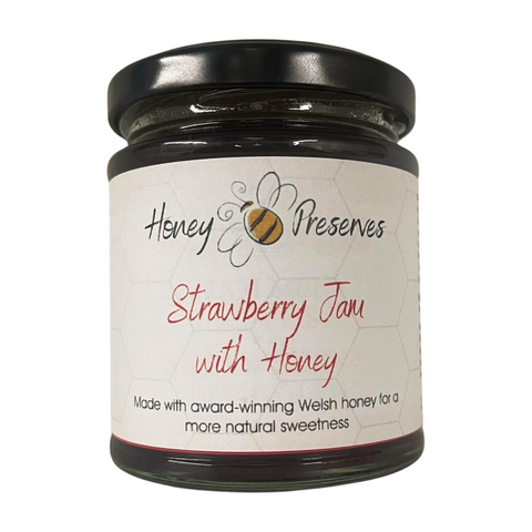 Honey Bee Preserves Strawberry Jam with Honey (6x227g)