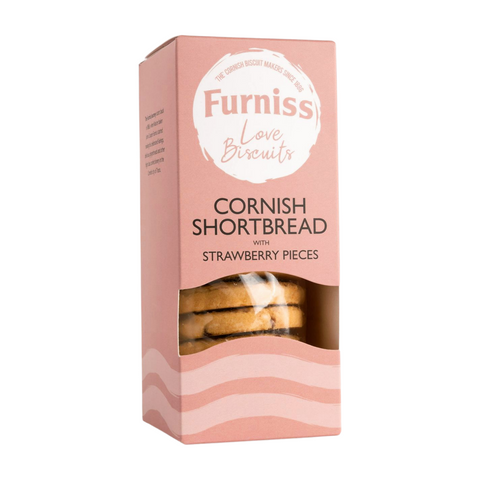 Furniss Cornish Shortbread with Strawberry Pieces (12x200g)