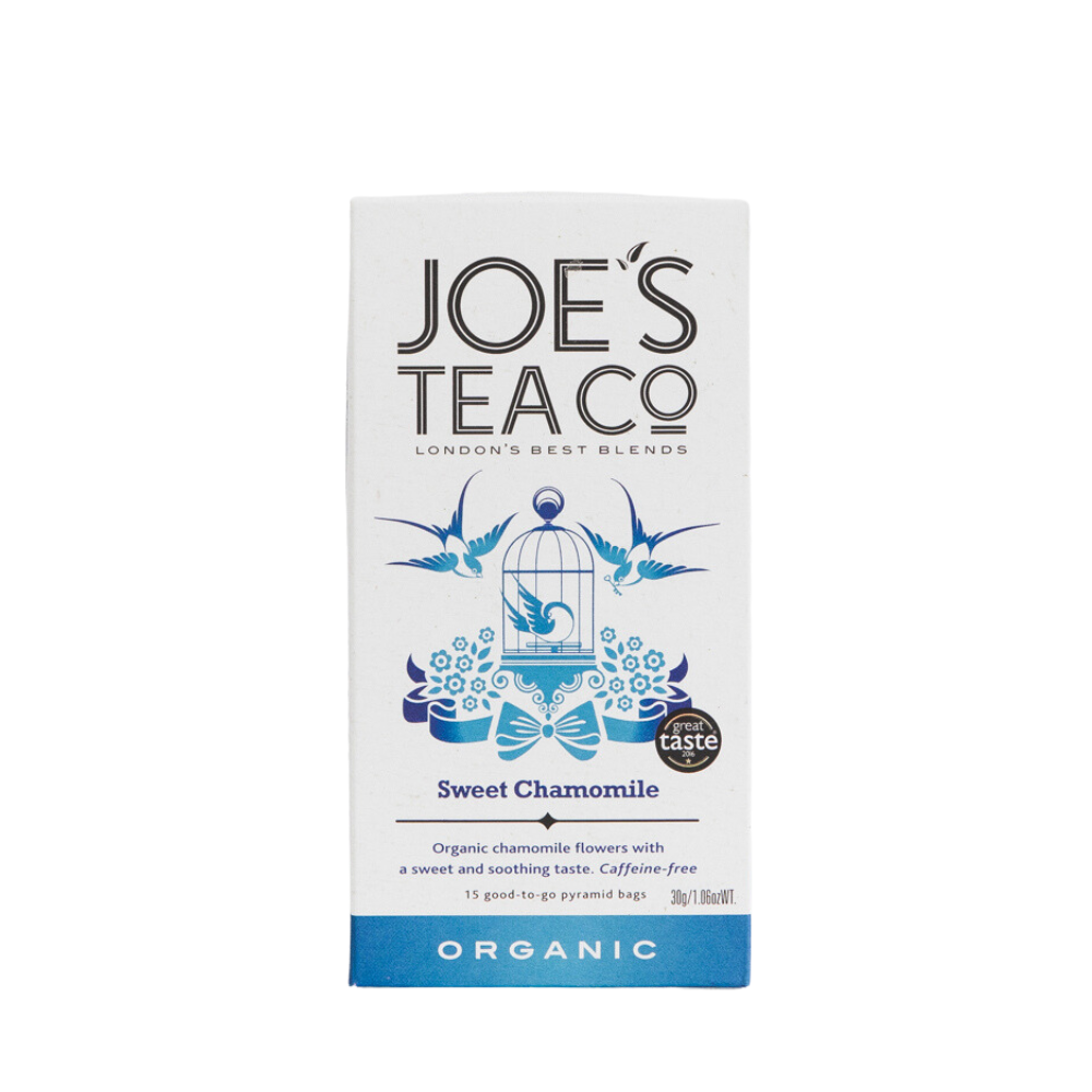 Joe's Tea Co Sweet Chamomile Organic Tea (6x15 Pyramids)