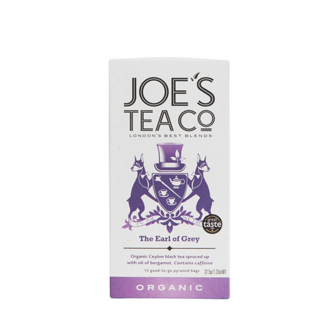 Joe's Tea Co The Earl of Grey Organic Tea (6x15 Pyramids)