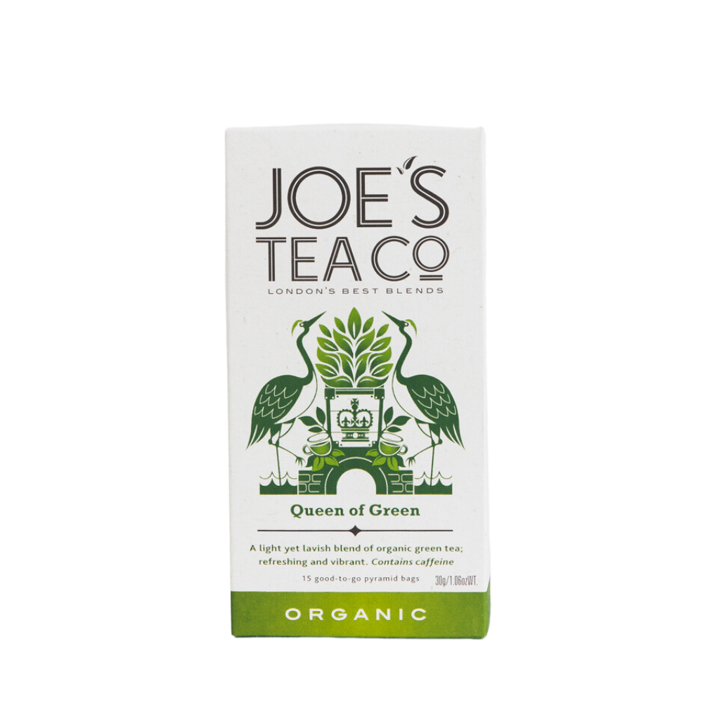 Joe's Tea Co Queen of Green Organic Tea (6x15 Pyramids)