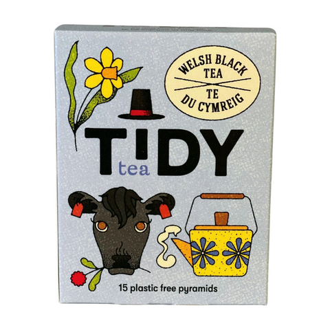 Tidy Tea Welsh Black All Day Breakfast Tea (6x15 Pyramids)