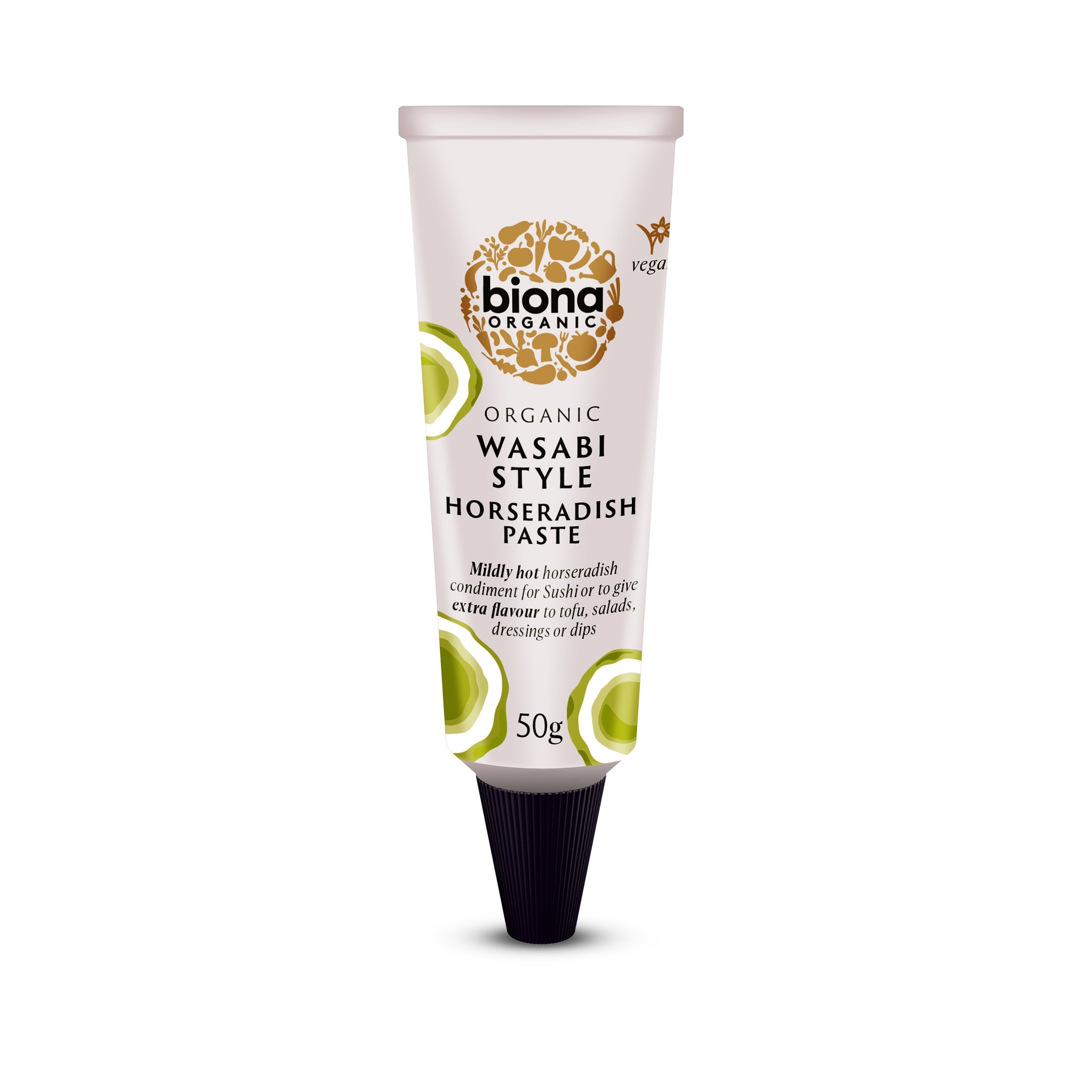 Biona Organic Wasabi Style Horseradish Paste (8x50g)