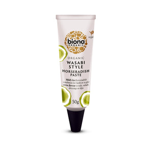 Biona Organic Wasabi Style Horseradish Paste (8x50g)