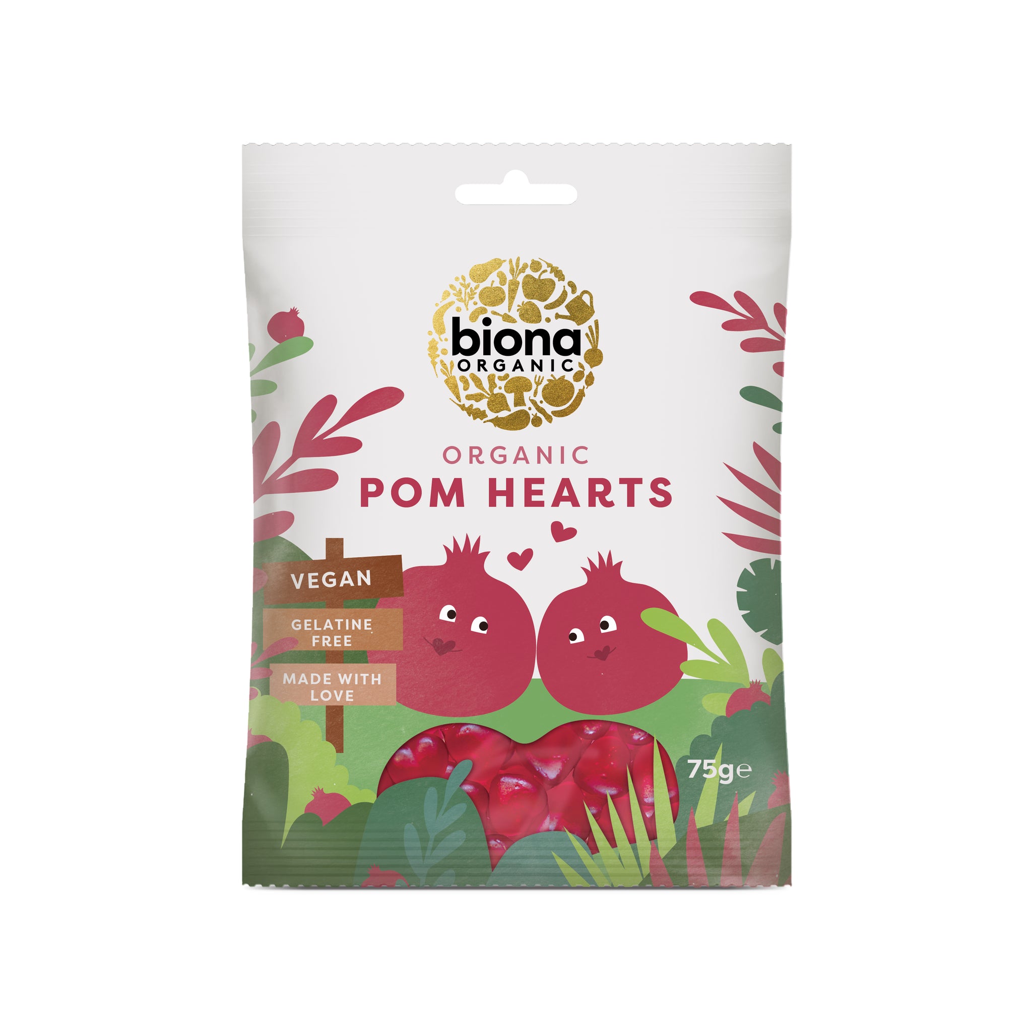 Biona Organic Pomegranate Hearts (10x75g)