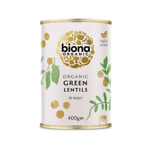 Biona Organic Green Lentils (6x400g)