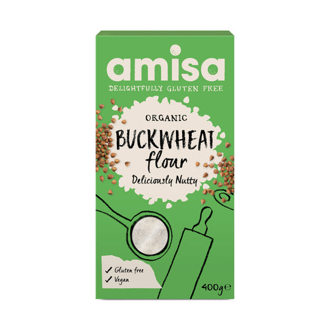 Amisa Organic Buckwheat Flour (6x400g)
