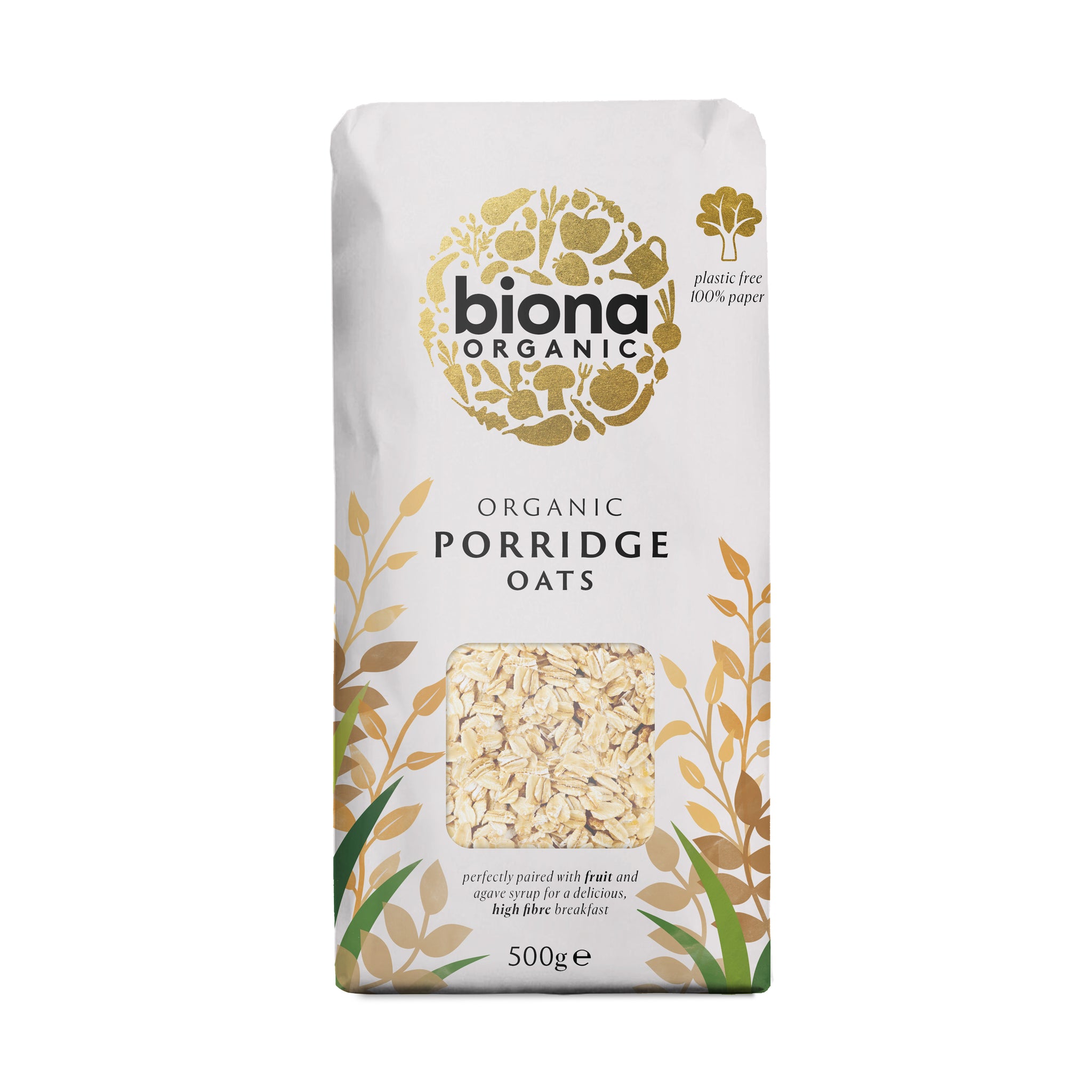 Biona Organic Porridge Oats (6x500g)