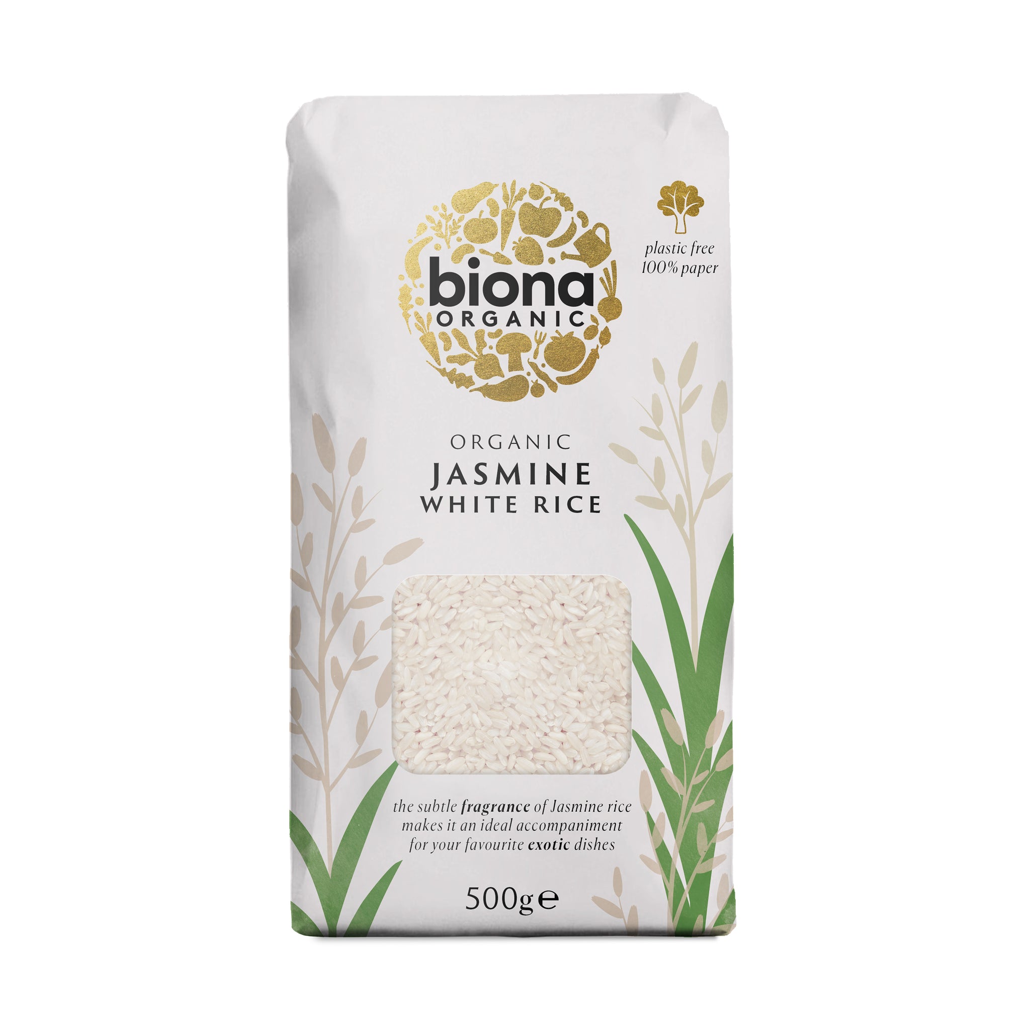 Biona Organic Jasmine White Rice (6x500g)
