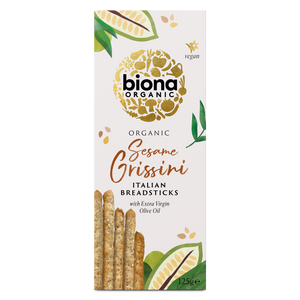 Biona Organic Sesame Grissini Italian Breadsticks (12x125g)