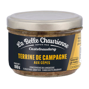 La Belle Chaurienne Country Pork Pate with Cepes (12x180g)