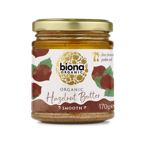 Biona Organic Hazelnut Butter (6x170g)