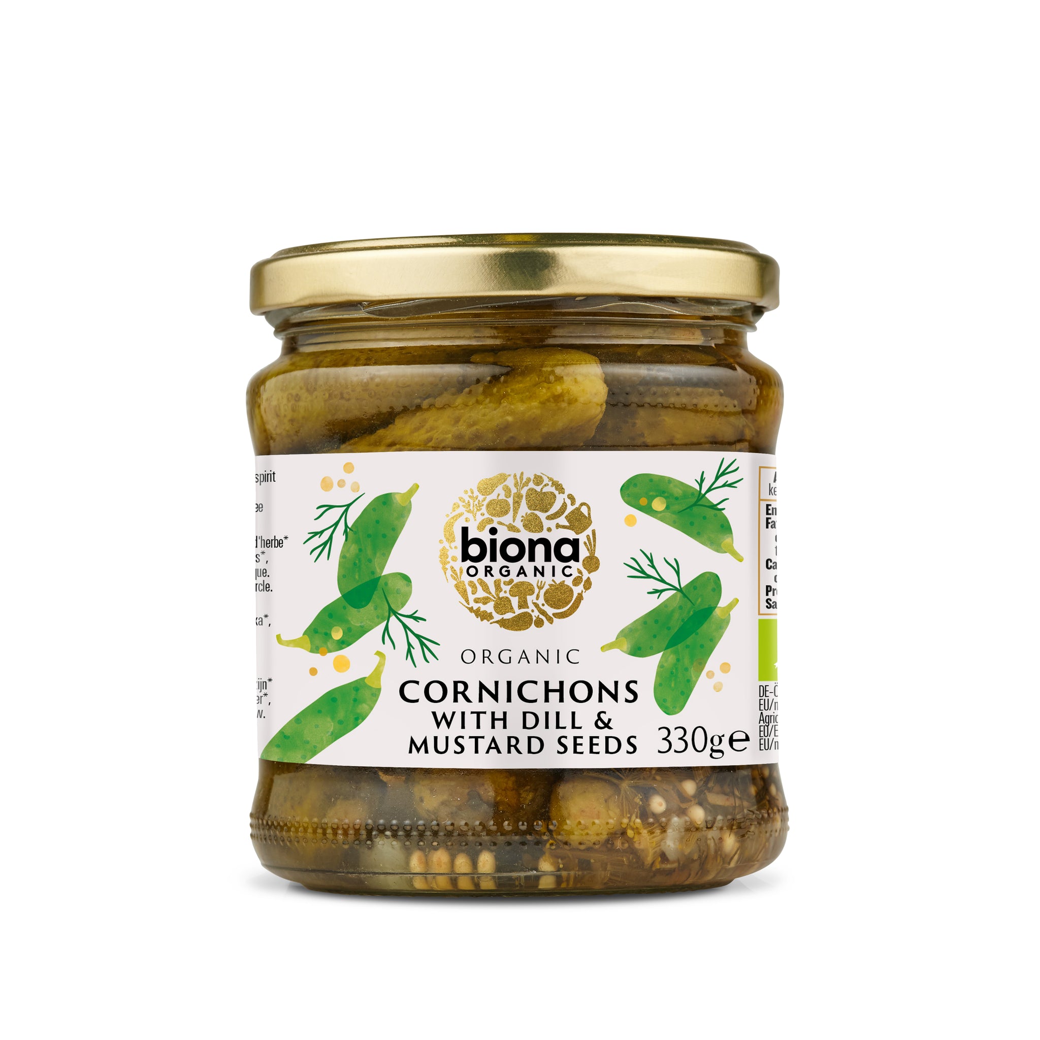 Biona Organic Cornichons (6x330g)