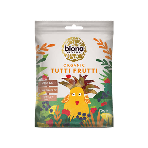Biona Organic Tutti Frutti Gums (10x75g)