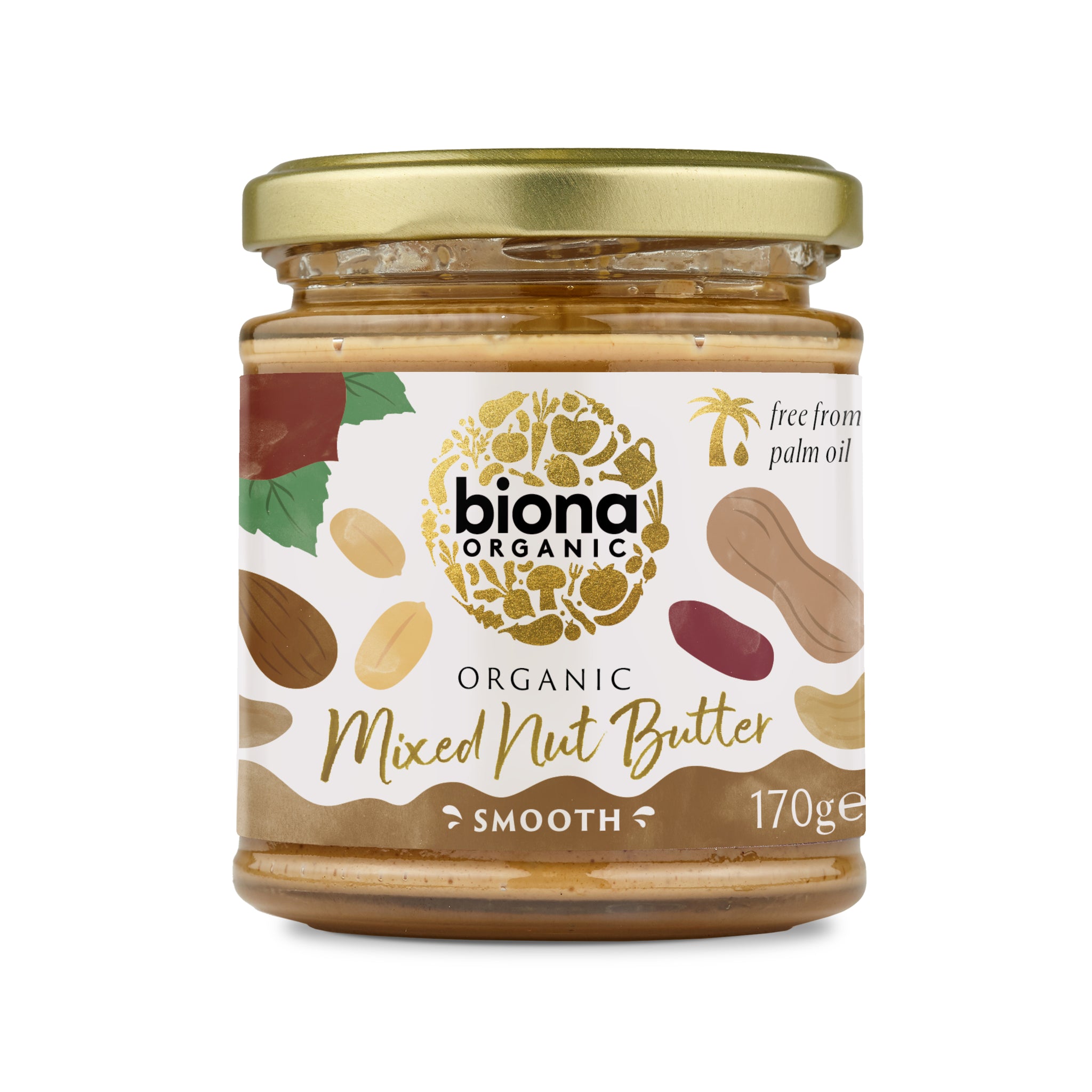 Biona Organic Mixed Nut Butter (6x170g)