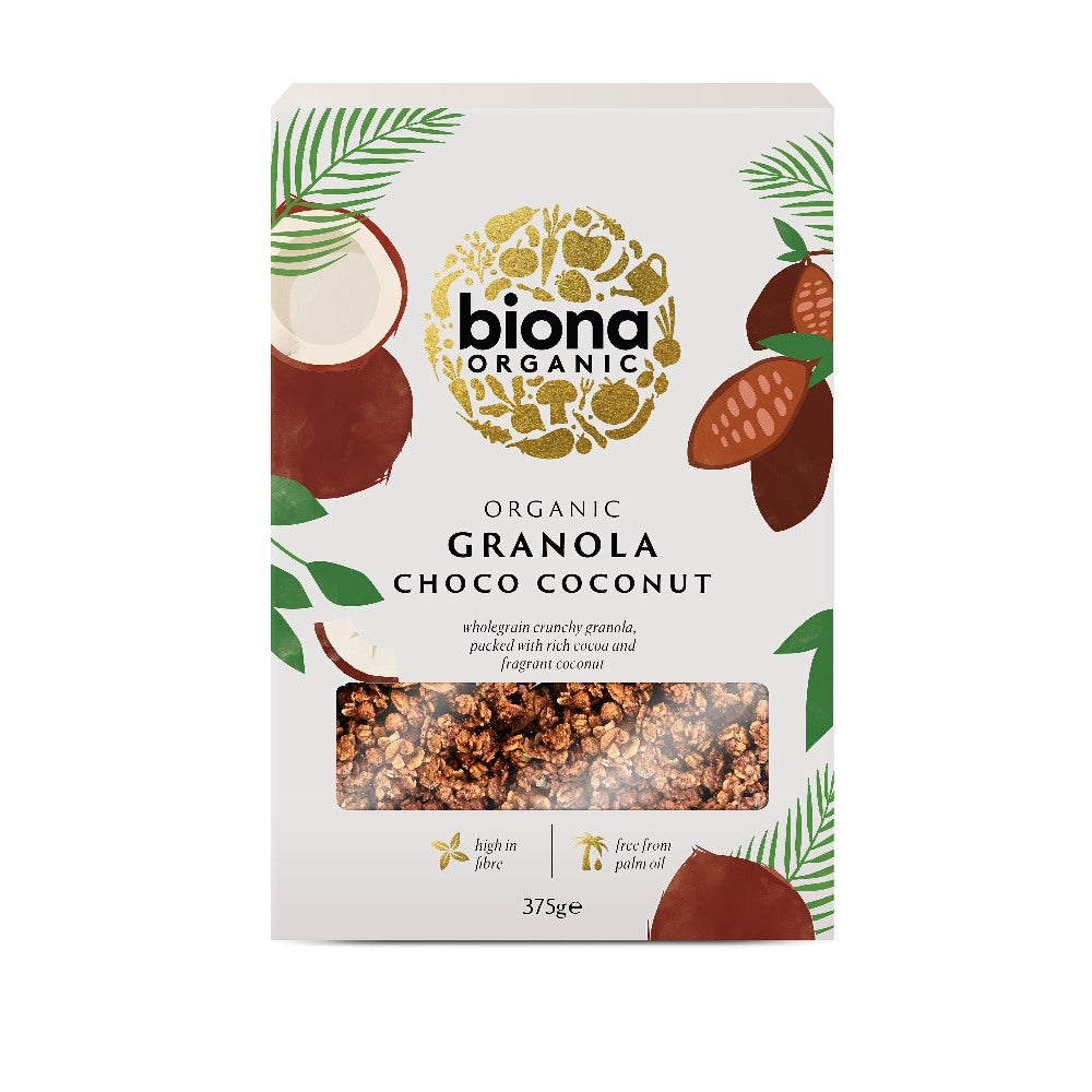 Biona Choco Coconut Organic Wholegrain Granola (6x375g)