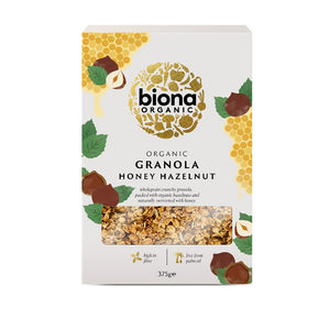 Biona Honey Hazelnut Organic Wholegrain Granola (6x375g)