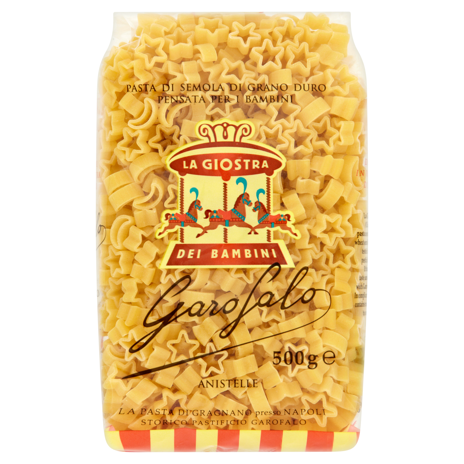 Garofalo Children's Moon & Star Shapes Pasta (16x500g)