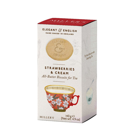 Artisan Biscuits Elegant & English Strawberries & Cream Biscuits (6x140g)