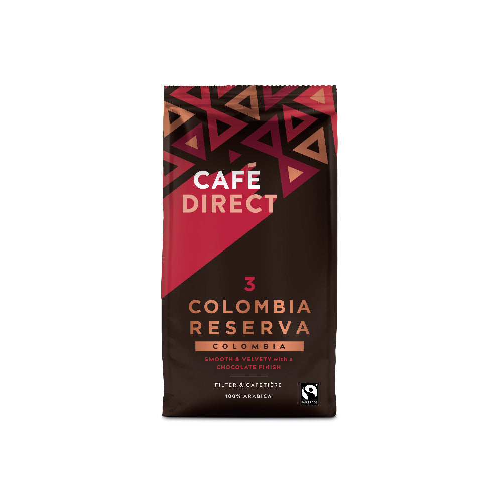 Cafe Direct Fairtrade Colombia Reserva Ground Coffee (6x227g)