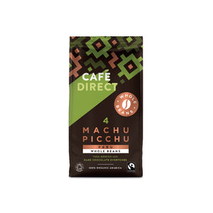 Cafe Direct Fairtrade Machu Picchu Organic Coffee Beans (6x227g)