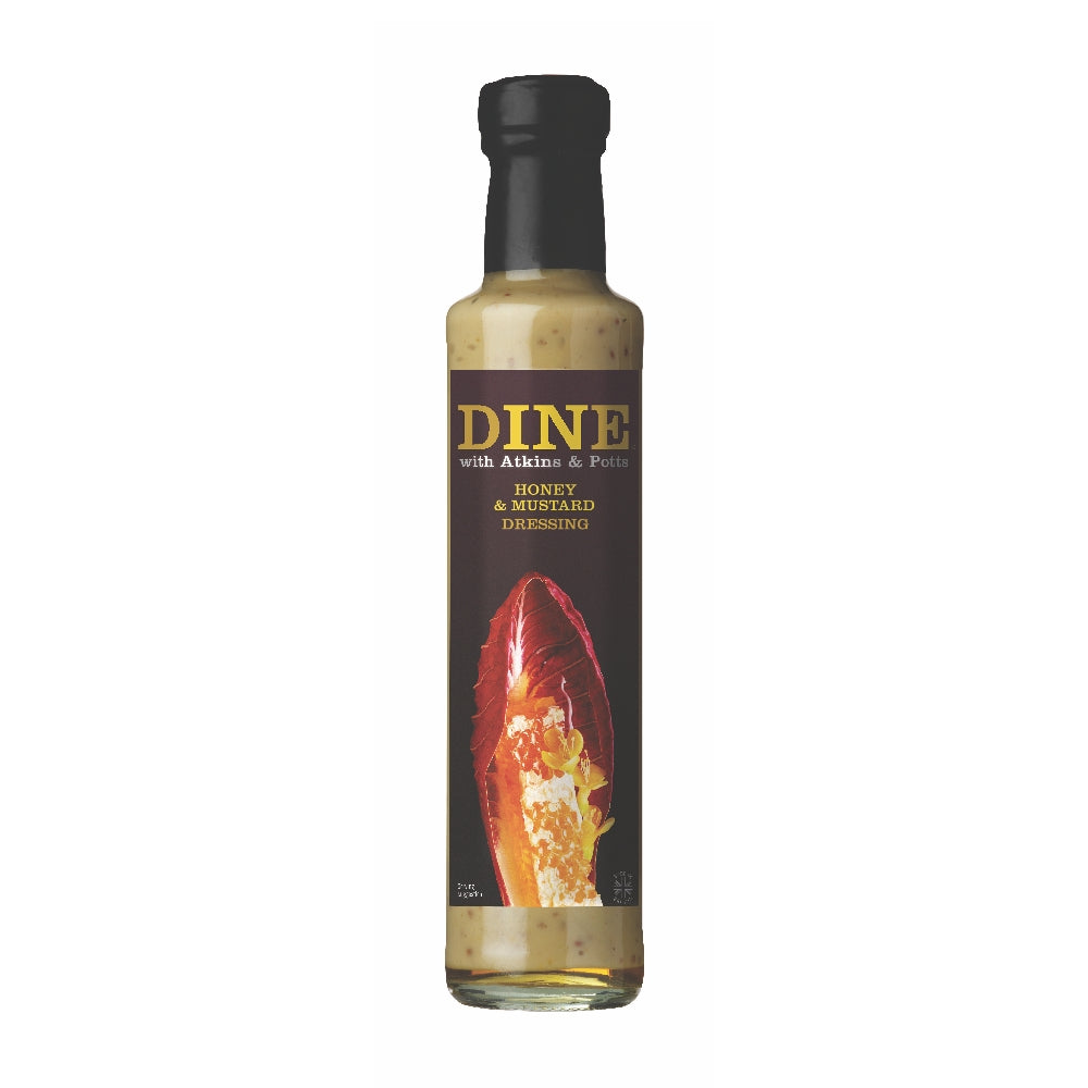 DINE with Atkins & Potts Honey & Mustard Dressing (6x260g)