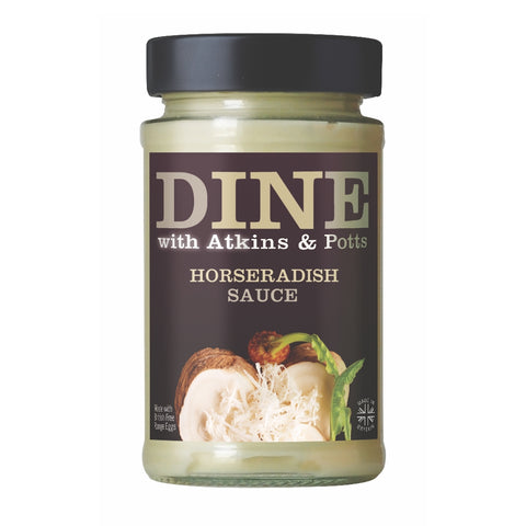 DINE with Atkins & Potts Horseradish Sauce (6x185g)