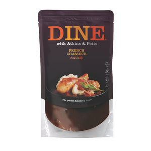 DINE with Atkins & Potts Chasseur Sauce (6x350g)