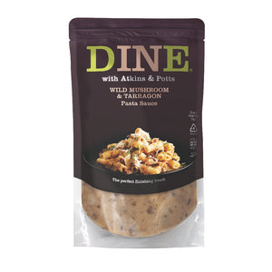 DINE with Atkins & Potts Wild Mushroom & Tarragon Pasta Sauce (6x350g)