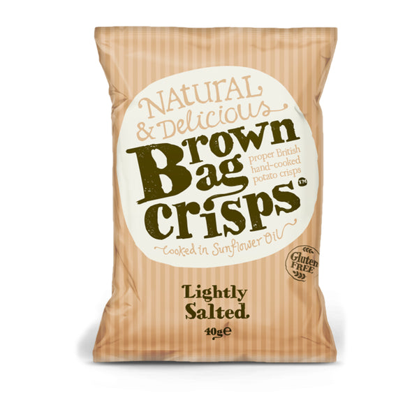 Brown Bag Lightly Salted Crisps (20x40g)
