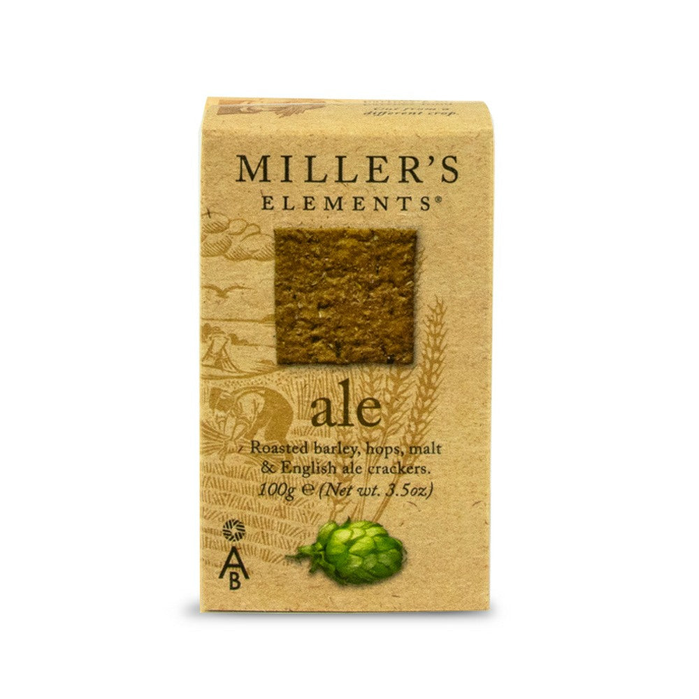 Artisan Biscuits Miller's Elements Ale Crackers (12x100g)